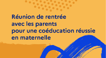 CanoTech - Réunion de rentrée avec les parents pour une coéducation réussie en maternelle  